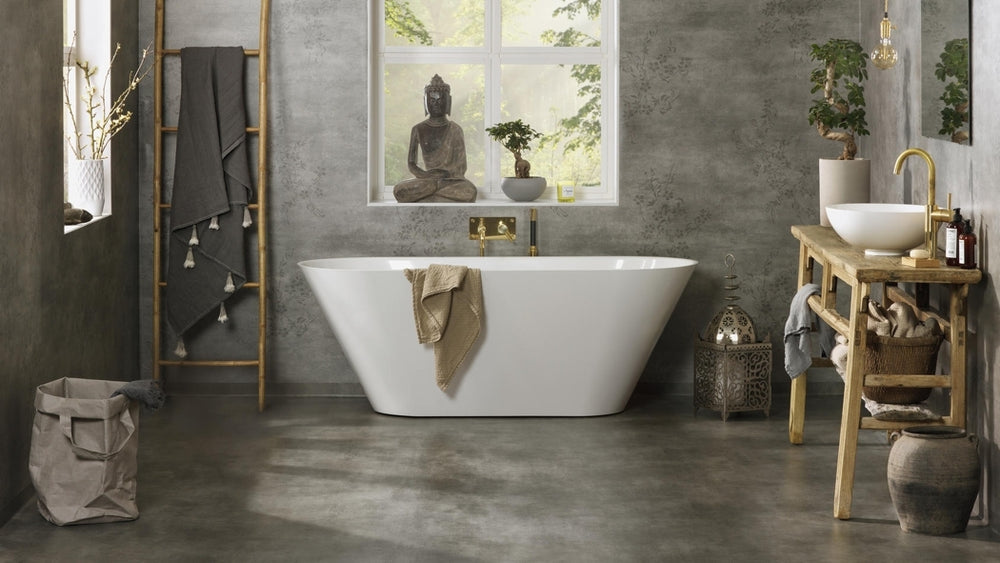 Aqua Concrete Dark Gray