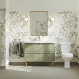 Aqua Chambray Moss