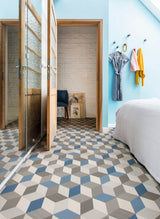Cubes Gray/Blue
