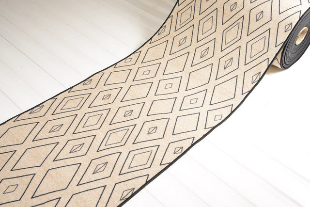 Diamond løper beige